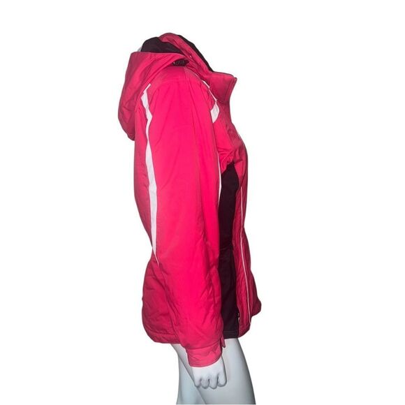 Obermeyer Women's Monaco Ski Snowboard Jacket Parka Red Black Size 8 EUC - Picture 4 of 8